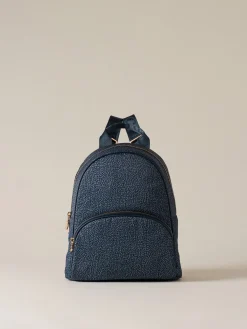 Vedi Tutti|Zaini<Borbonese ZAINO MEDIUM BLU LAPIS