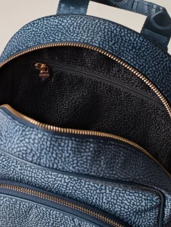 Vedi Tutti|Zaini<Borbonese ZAINO MEDIUM BLU LAPIS