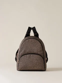 Vedi Tutti|Zaini<Borbonese ZAINO MEDIUM OP NATURALE/NERO
