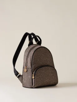 Vedi Tutti|Zaini<Borbonese ZAINO MEDIUM OP NATURALE/NERO